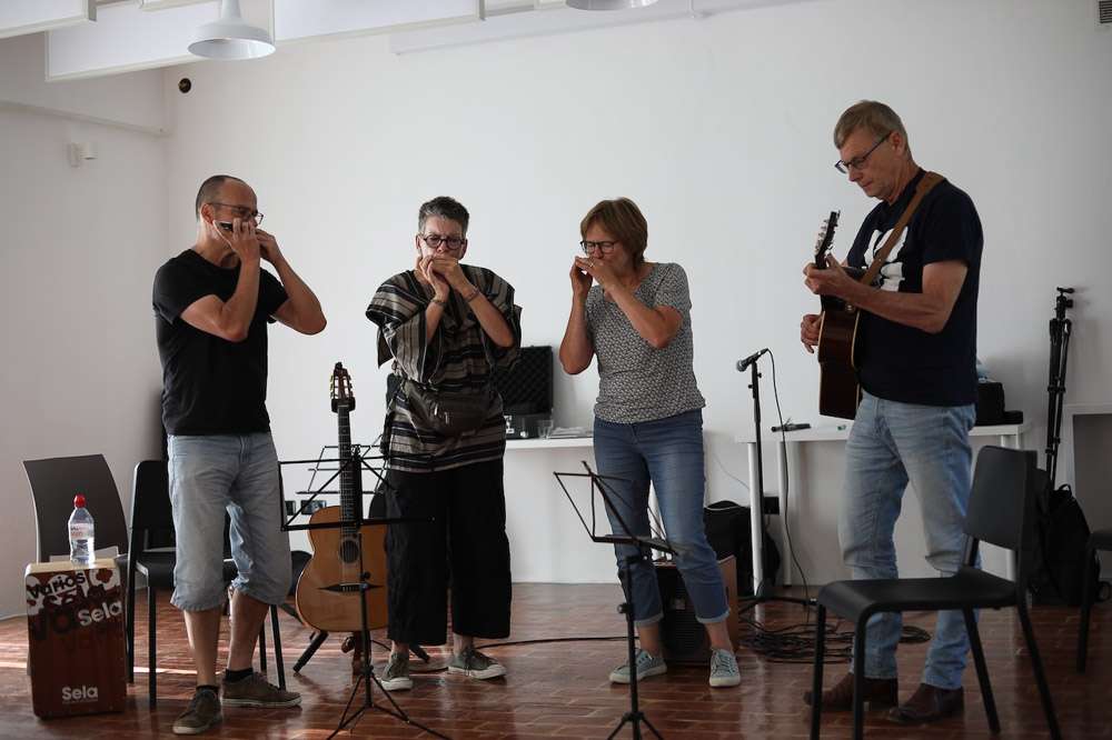 Workshop der harmonica school berlin